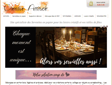 Tablet Screenshot of creative-attitude.fr